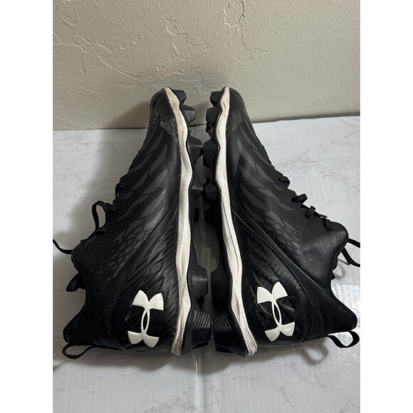 Under Armour Spotlight Select Mid MC Football Cleats Black 3022774-001 Men Sz13 - Picture 2 of 5